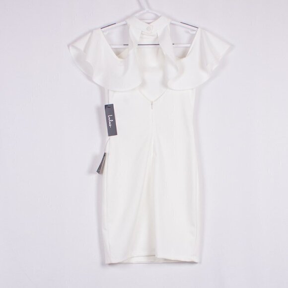NWT LULU'S Your Time Off-The-Shoulder Bodycon Dress Size XS - Picture 9 of 11
